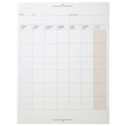 Laconic Field Pad - A5 Block Monthly