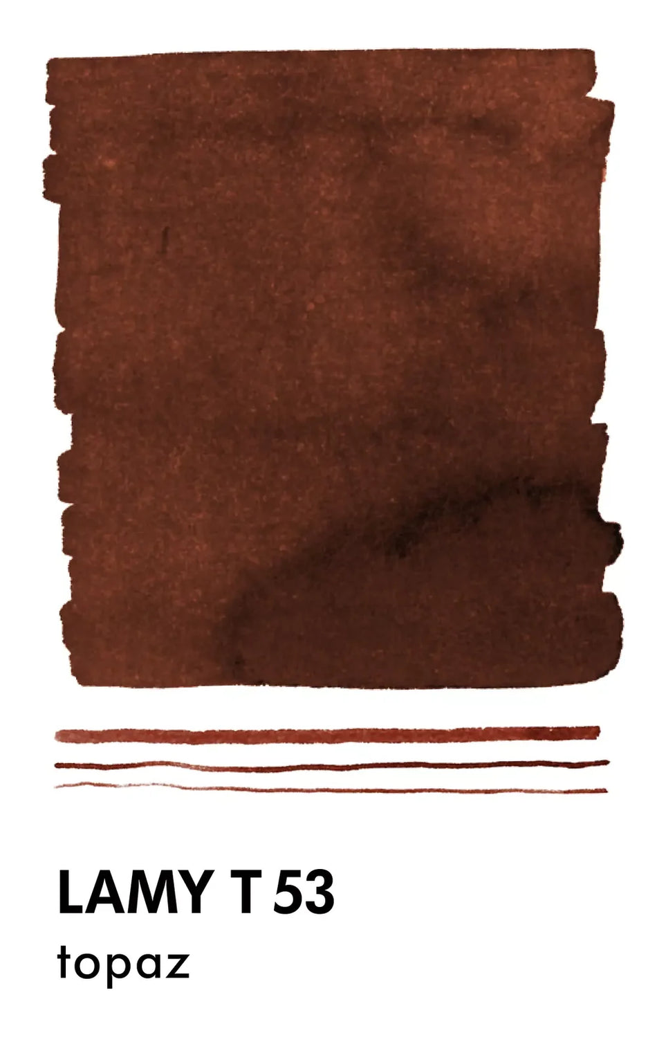 Lamy T53 Crystal Ink Series (30ml) - Topaz