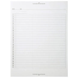 Laconic Field Pad - A5 Gantt Chart Monthly