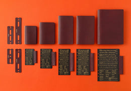 PLOTTER Leather Binder Liscio Limited BOX - Mini 5 Size