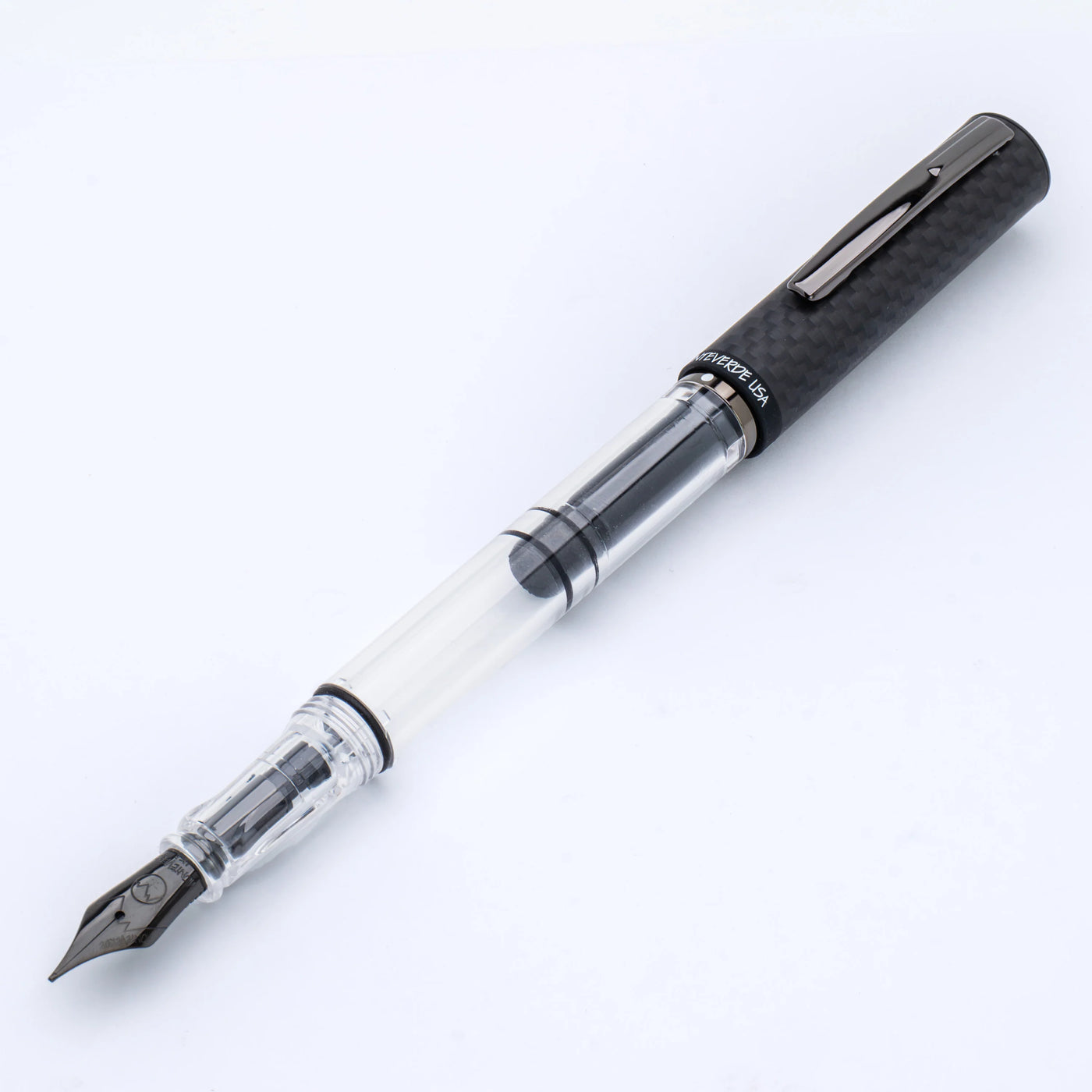 Monteverde MP1 Fountain Pen Matte Carbon Fiber - Omniflex