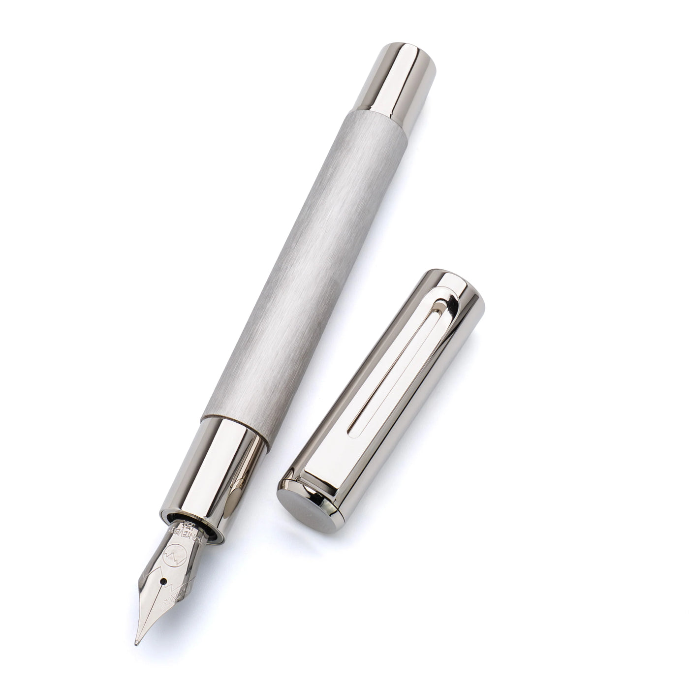 Monteverde Ritma Fountain Pen Brushed Stainless Steel - Omniflex