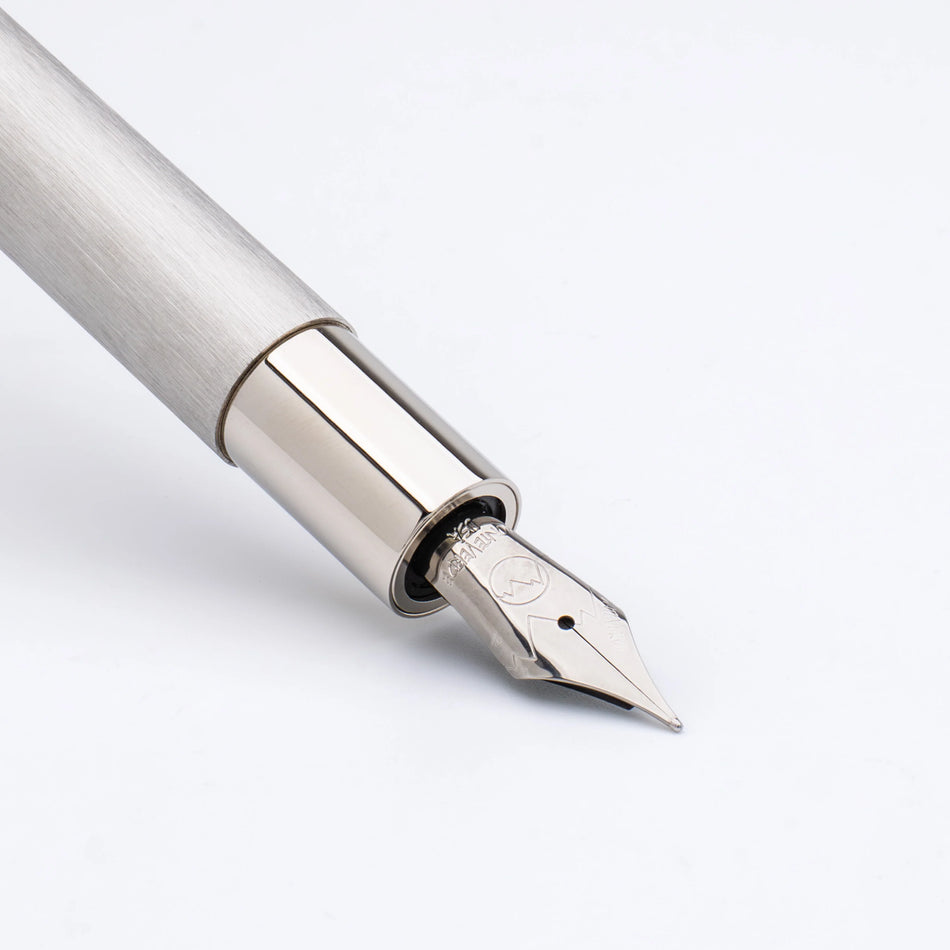 Monteverde Ritma Fountain Pen Brushed Stainless Steel - Omniflex