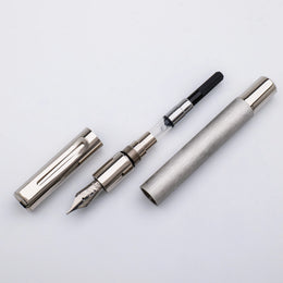 Monteverde Ritma Fountain Pen Brushed Stainless Steel - Omniflex