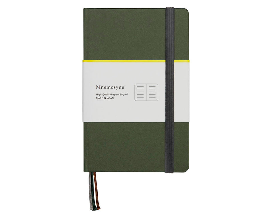 Mnemosyne N867 A6 Hardcover Lined Journal - Deep Green