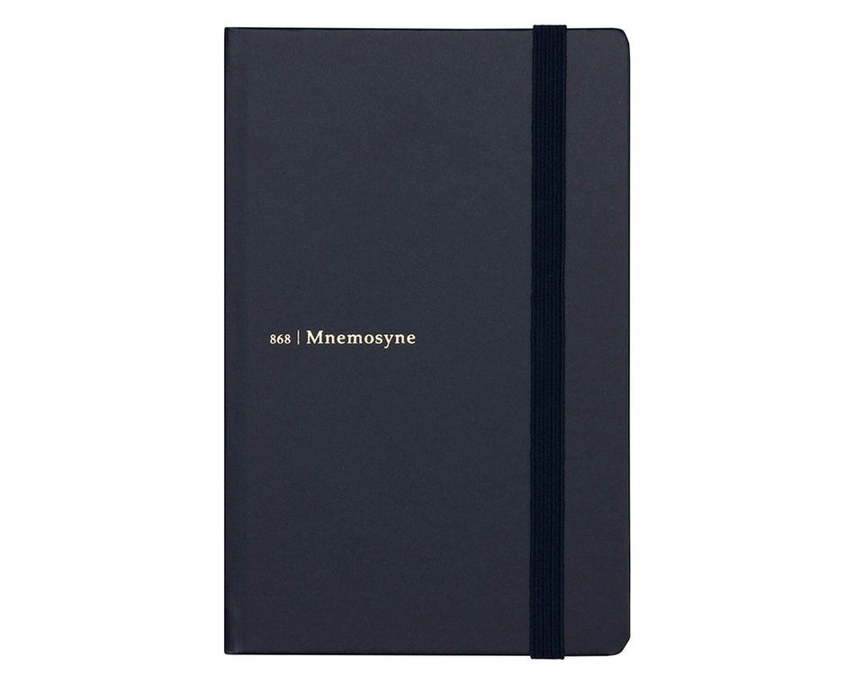 Mnemosyne N868 A6 Hardcover Dotted Journal - Navy