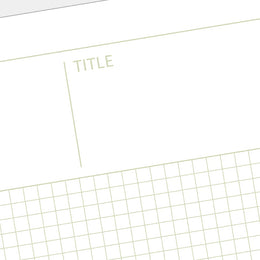 Mnemosyne X Kleid Notebook 7194 B5 Grid