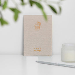 VENT for change A5 Ocean Waste Lined Notebook - Sandy Yellow