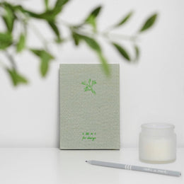 VENT for change A5 Ocean Waste Lined Notebook - Green Algae
