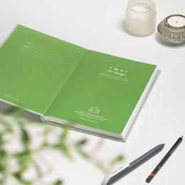 VENT for change A5 Ocean Waste Lined Notebook - Green Algae