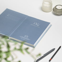 VENT for change A5 Ocean Waste Lined Notebook - Sea Blue