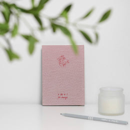 VENT for change A5 Ocean Waste Lined Notebook - Coral Pink