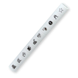 Shachihata Allemore Nototo 10 Mini Stamp Set - Business
