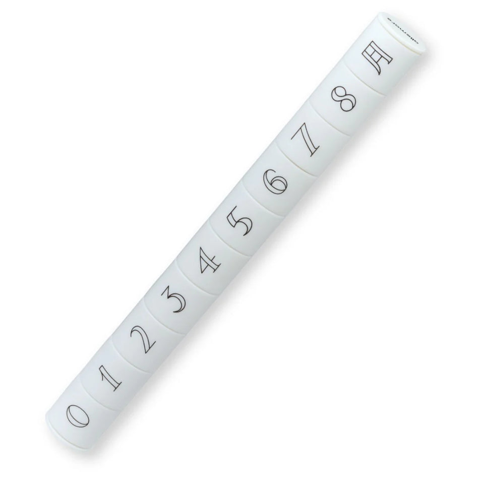Shachihata Allemore Nototo 10 Mini Stamp Set - Number