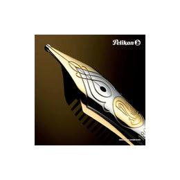 Pelikan Souverän M800 Fountain Pen - Black/Green with Gold Accents
