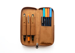 PLOTTER Long Zipper Pen Case Gray