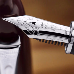 Platinum Izumo Iro Urushi Fountain Pen - Aitetsu Iro - Medium