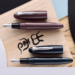 Platinum Izumo Iro Urushi Fountain Pen - Aitetsu Iro - Medium