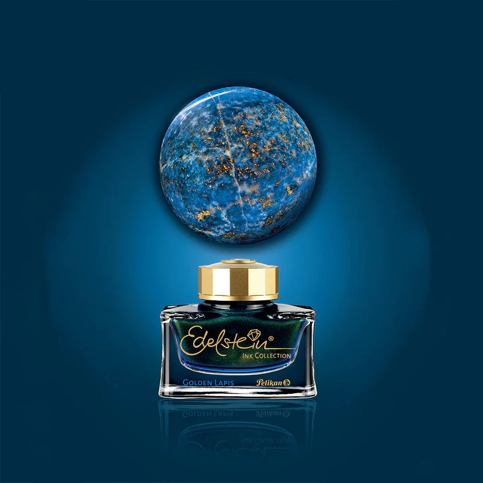 Pelikan Edelstein Bottled Ink - Golden Lapis