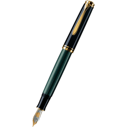 Pelikan Souverän M 400 Fountain Pen - Black/Green