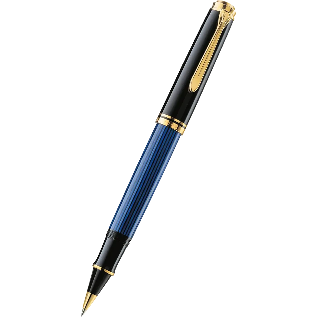 Pelikan Souverän R400 Rollerball Pen - Black/Blue