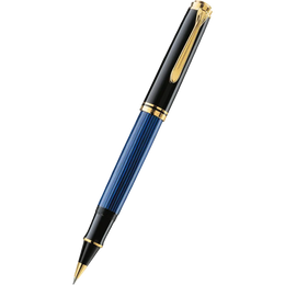 Pelikan Souverän R400 Rollerball Pen - Black/Blue
