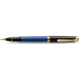 Pelikan Souverän R400 Rollerball Pen - Black/Blue