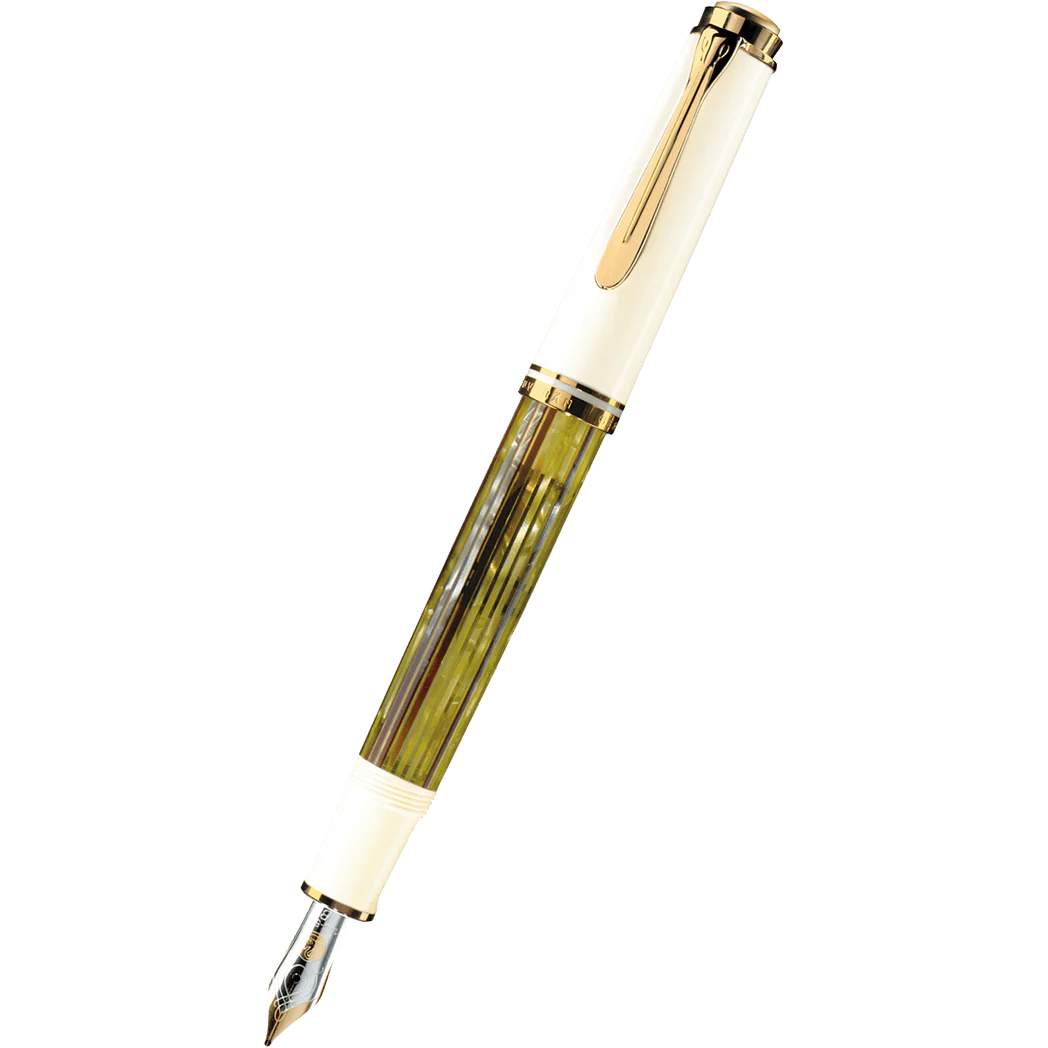 Pelikan Souverän M400 Fountain Pen - Tortoiseshell-White