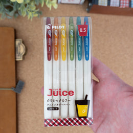 Pilot Juice Gel Pen 6 Color Set (0.5mm) - Classic Colors
