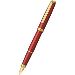 Platinum Biso Fountain Pen - Flame Red