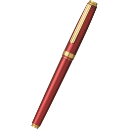 Platinum Biso Fountain Pen - Flame Red