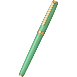 Platinum Biso Fountain Pen - Sparkle Mint Green