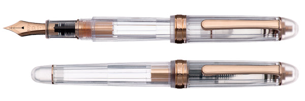 Platinum #3776 Century Nice with Rose Gold Trim