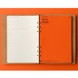 PLOTTER Pueblo 6-Ring Leather Binder - A5 Size