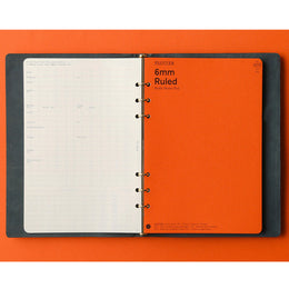 PLOTTER Pueblo 6-Ring Leather Binder - A5 Size