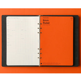PLOTTER Pueblo 6-Ring Leather Binder - A5 Size