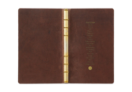 PLOTTER Pueblo 6-Ring Leather Binder - Bible Size