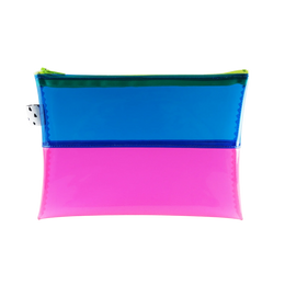 Kate Corn Blue & Pink Jelly Pouch
