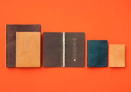 PLOTTER Pueblo 6-Ring Leather Binder - Mini 5 Size