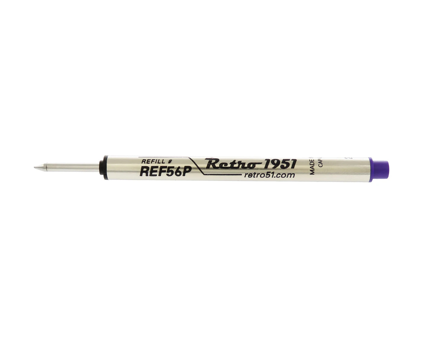 Retro 51 Purple Short Capless Rollerball Refill