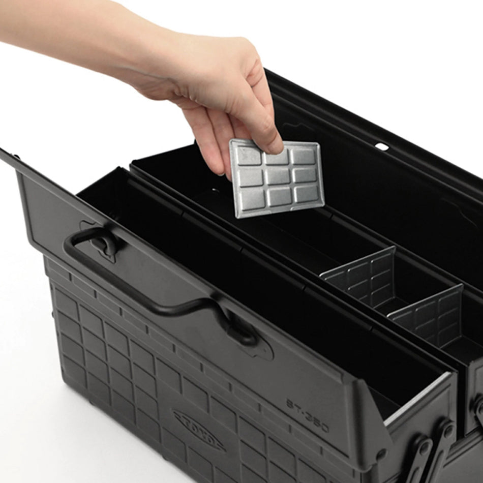 Toyo Steel Co. Steel Cantilever Toolbox ST-350 - Black