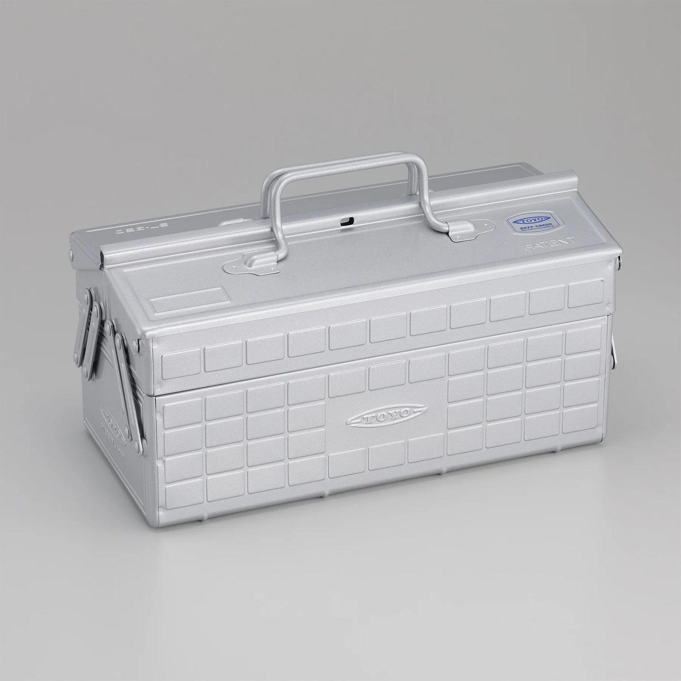 Toyo- Steel Toolbox with Cantilever Lid ST-350 - Silver