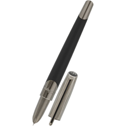 S.T. Dupont Defi Millennium Fountain Pen - Matte Black/Gunmetal