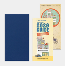 TRAVELER'S Notebook Regular Size Refill - 2026 Weekly + Memo (July to December)