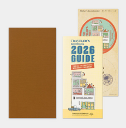 TRAVELER'S Notebook Regular Size Refill - 2026 Weekly Vertical (July to December)
