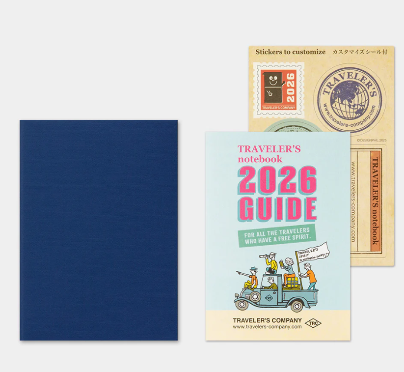 TRAVELER'S Notebook Passport Size Refill - 2026 Weekly (July to December)
