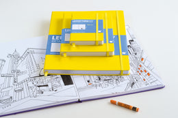 LEUCHTTURM1917 Sketchbook Square (225 x 225 mm), Hardcover, 112 pages (150gsm), plain, Black