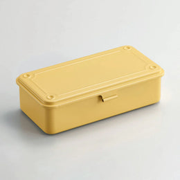 Toyo Steel Co. Steel Stackable Storage Box T-190 - Yellow