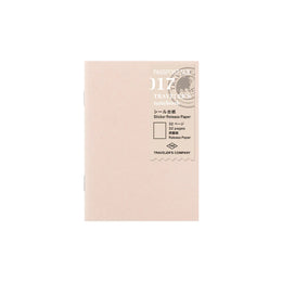 TRAVELER'S notebook Refill 017 Sticker Release Paper (Passport Size)