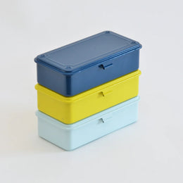 Toyo Steel Co. Steel Stackable Storage Box T-190 - Ameico Yellow